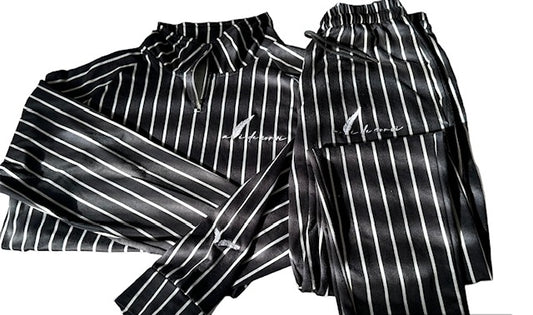 Ali De Corvi "Black Striped Set"